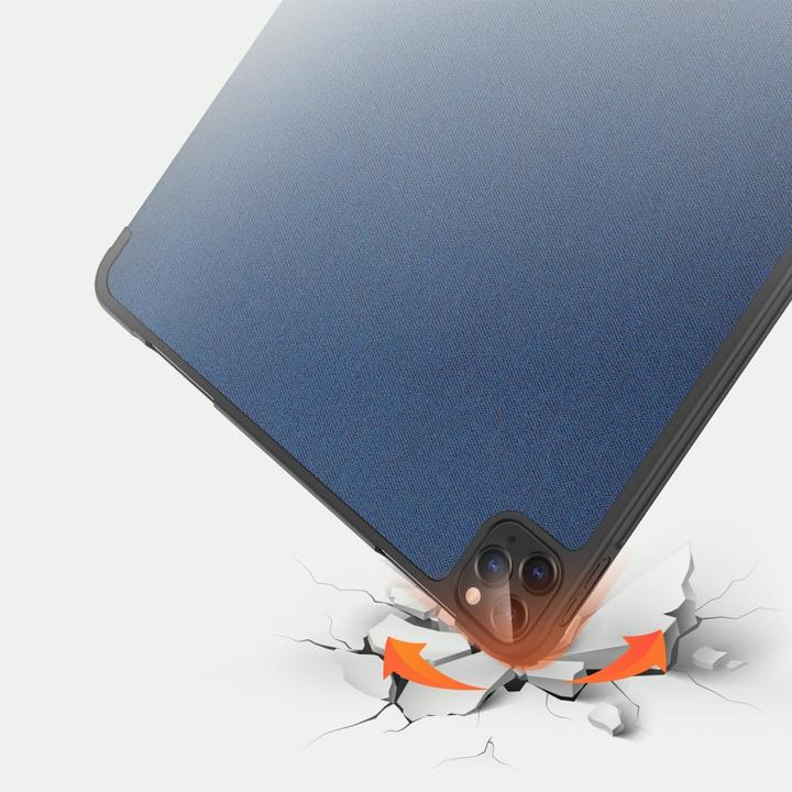 Produktbild Dux Ducis iPad Pro 12.9 2020 - Domo Tri-fold Smart Case dunkelblau (iPad Pro 12.9 2020 (4. Gen))