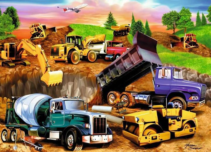 Actual product image Ravensburger Construction site puzzle 60 pieces (60 pieces)