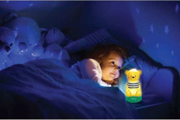 Actual product image Lexibook 3D Polar Bear Night Light and Storyteller with Music and Colour Change 17cm (French)