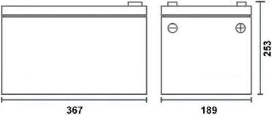 Image du produit Bulltron LiFePO4 24/100 Polar (25.60 V, 100 Ah)