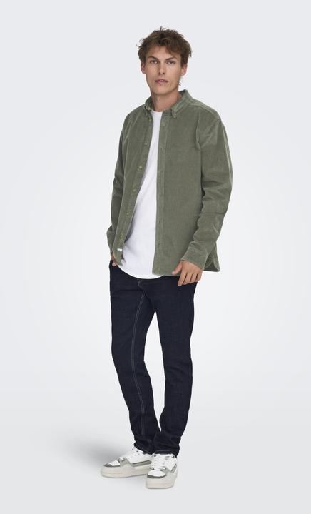 Produktbild Only & Sons Onsmichael 18w Reg Cord Stretch Ls Noos (XS)