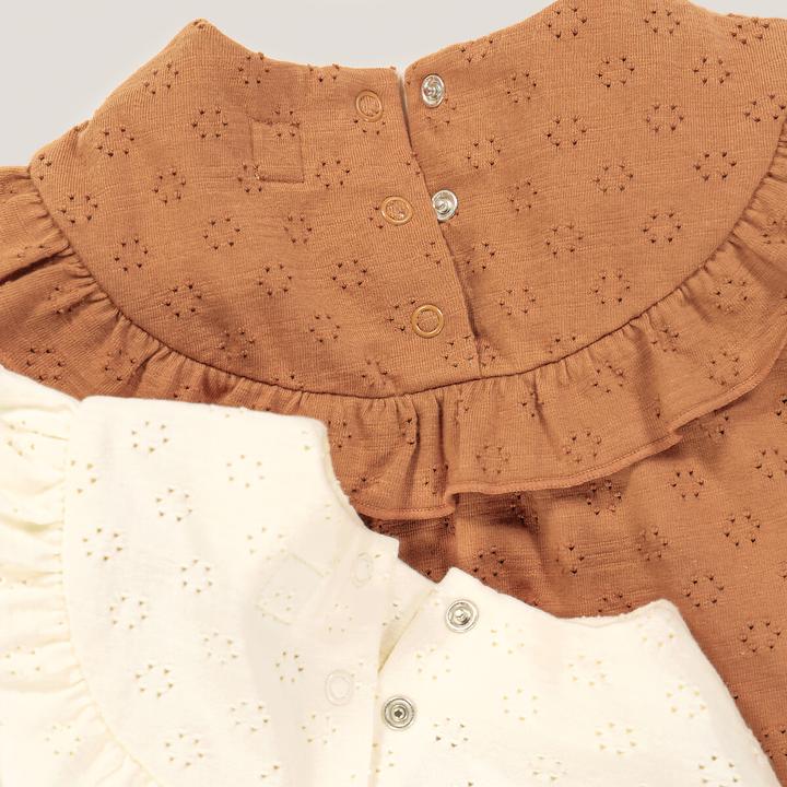 Produktbild La Redoute Collections 2er-Pack Langarm-Shirts mit Rüschen (68)