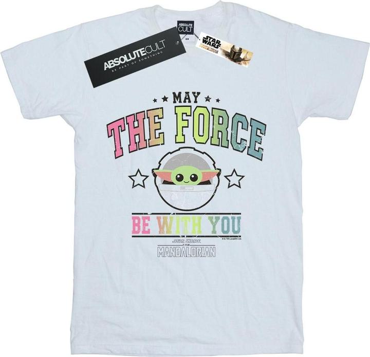 Immagine prodotto Star Wars The Mandalorian The Force Collegiate Maglietta Ragazze (116)