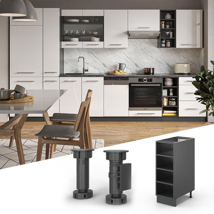 Produktbild Vicco Küchenregal R-Line, Anthrazit/Anthrazit, 30 cm ohne Arbeitsplatte