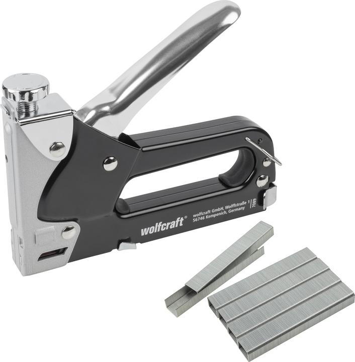 Actual product image wolfcraft Tacocraft 7 Hand Stapler Set, 1001 pcs.