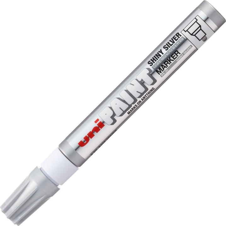 Produktbild Uni-ball Paint Marker 2.2-2.8mm PX-20(L) shiny silber (Silber, 2.80 mm, 1 x)