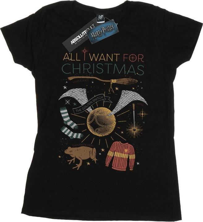 Immagine prodotto All I Want For Christmas Maglietta Donna (M)