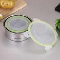 Produktbild Quttin Runde luftdichte Lunchbox aus Edelstahl 300ml qutt
