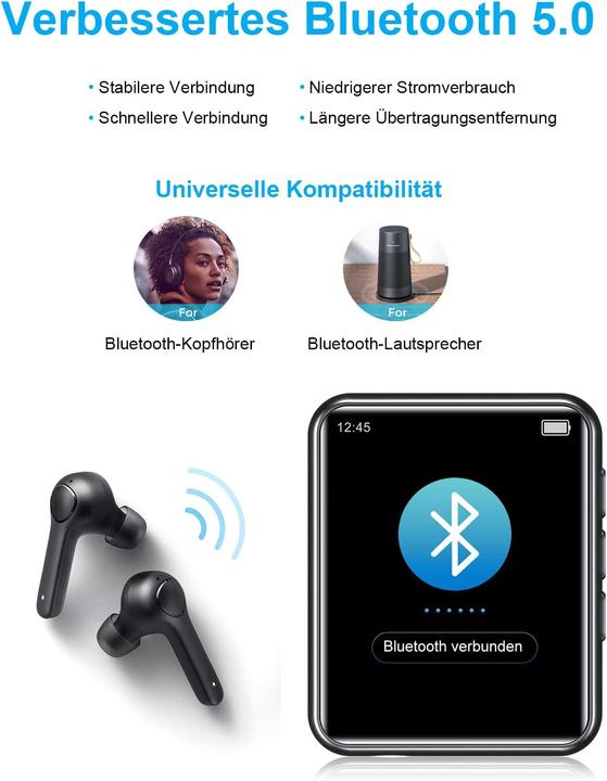 Produktbild Joliker Voller Touchscreen Bluetooth 5.0 MP3 (64 GB)