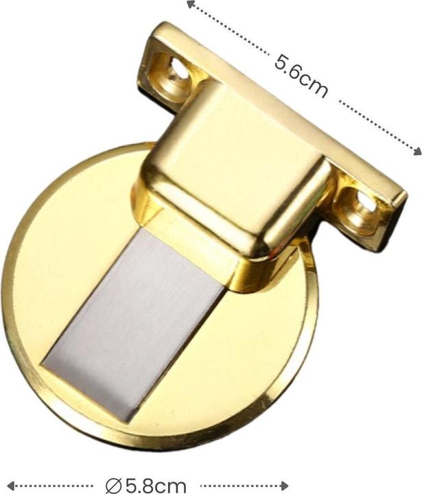 Immagine prodotto Hermex Magnetischer Türstopper Türdämpfer Türschnäpper Türpuffer Türkeil (1 Pezzo/i)