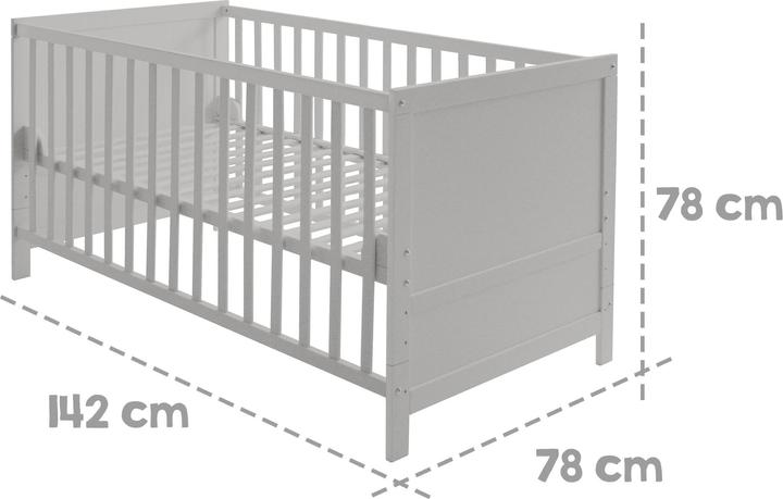 Produktbild Roba Kinderbett (70 x 140 cm)