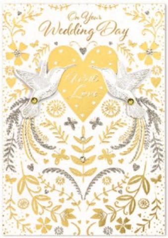 Immagine prodotto Simon Elvin Doves Matrimonio Biglietto d'Auguri Misura Confezione 6 (6 pz.)
