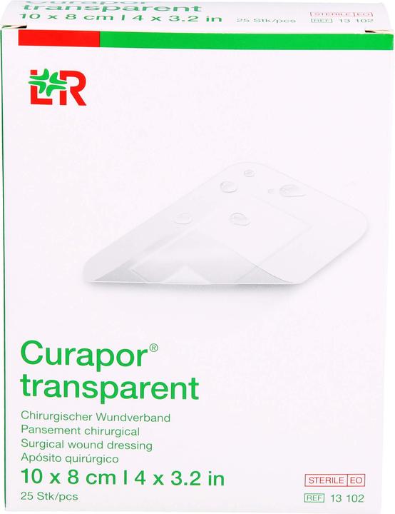Produktbild Curapor Wundverband 8x10cm transparent (25 x)