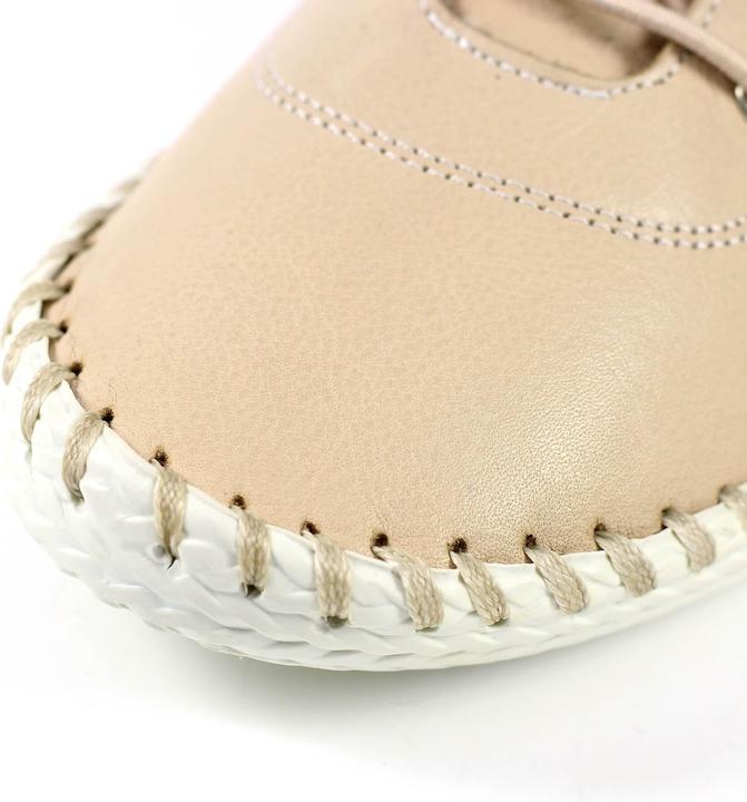 Actual product image Lunar Womens/Ladies St Ives Leather Plimsolls (38)