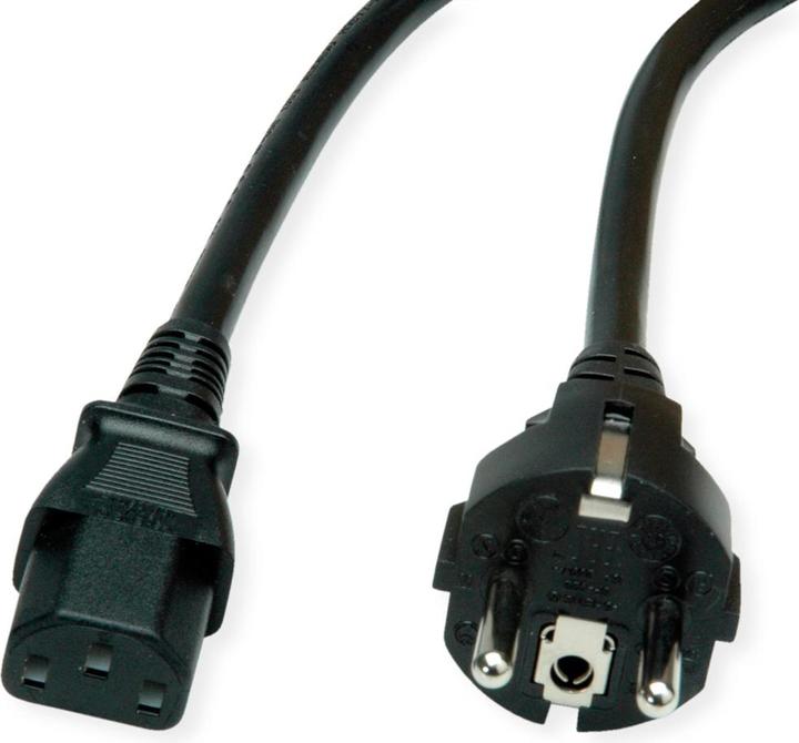 Produktbild Value Netzkabel, gerade IEC-Buchse (0.60 m)