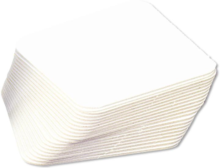 Produktbild Ursus Bierfilze blanko 9,3x9,3cm VE=25 Stück weiss