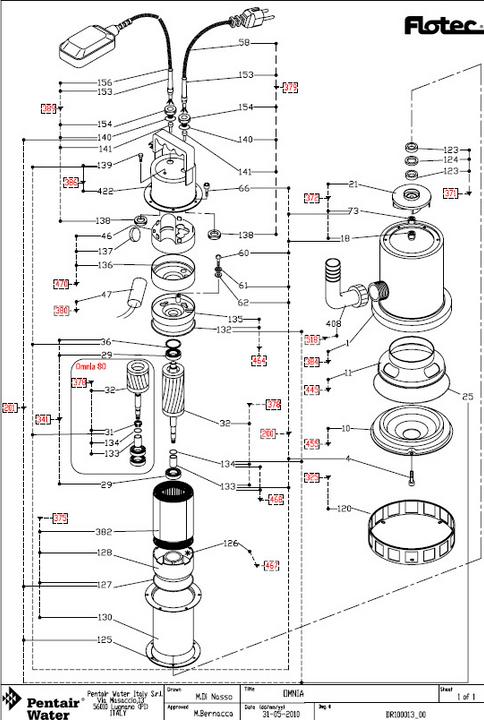 Produktbild Flotec Schmutzwasser-Tauchpumpe OMNIA 80/5 (Schmutzwasserpumpe)