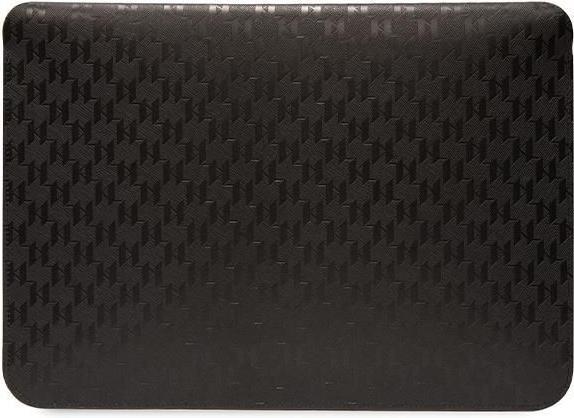 Actual product image Karl Lagerfeld Sleeve KLCS16SAKHPCK 16" czarny/black Saffiano Monogram Choupette (16")