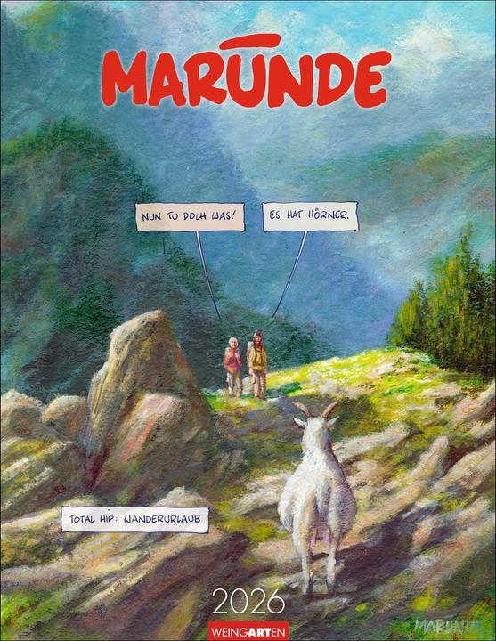Produktbild Marunde Kalender 2026 (34 x 44 cm, Deutsch)