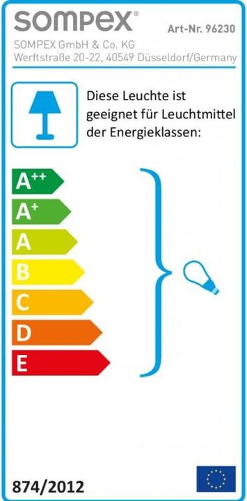 Etichetta energetica Villeroy & Boch Oslo (E14)