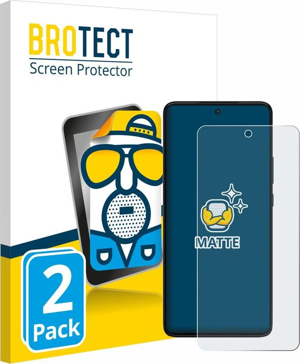 Produktbild BROTECT Entspiegelungs-Schutzfolie Displayschutz Matt (2 Stück, Motorola Moto G84)