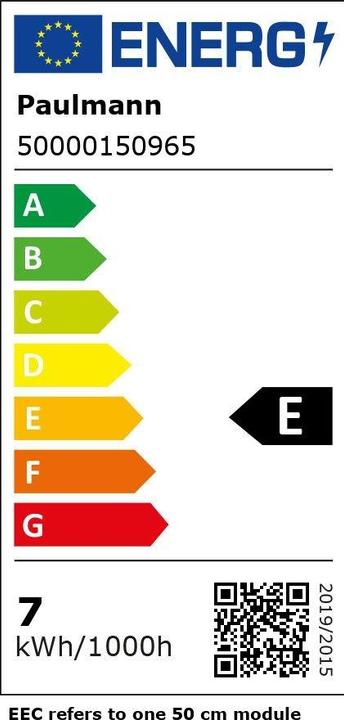Etichetta energetica Paulmann Pro Strip Gold P75 (Luce del giorno, 1000 cm, Interno)
