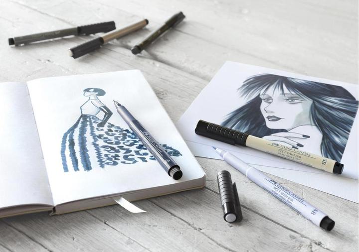 Produktbild Faber-Castell Pitt Artist Pen Soft Brush (Blau, Schwarz, Grau, 4 x)