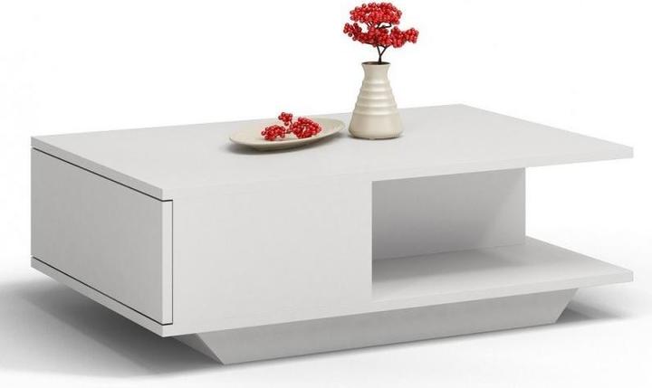 Productafbeelding Topeshop DENVER BIEL Bijzettafel Salontafel Freeform 1 Poot(en) (90 x 60 x 42 cm)