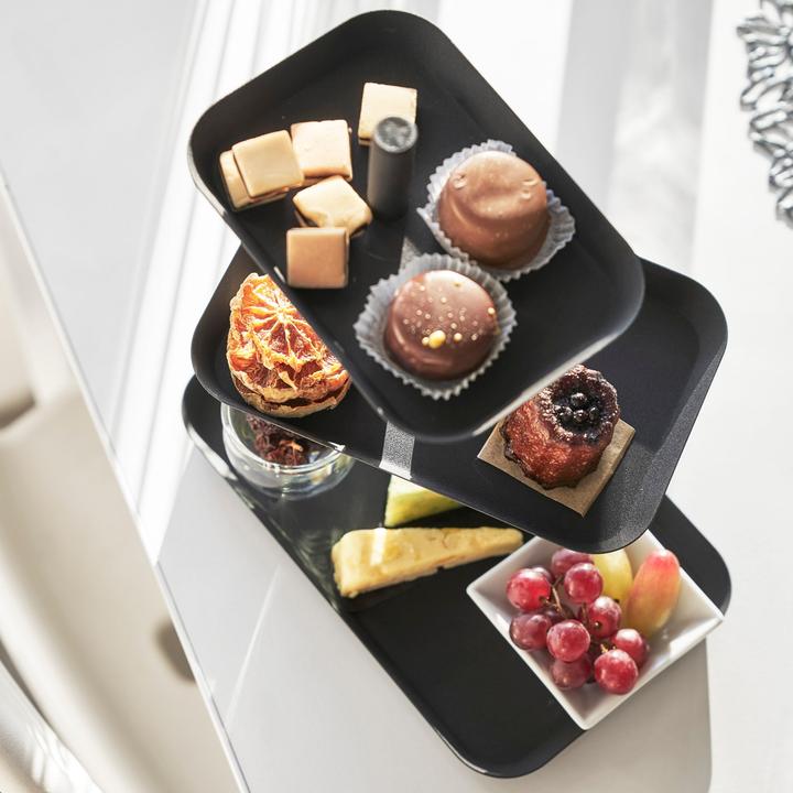 Produktbild Yamazaki 3-stöckige Etagere mit drehbaren Ablagen TOWER