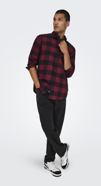 Actual product image Only & Sons Kariertes Langarmhemd (XS)