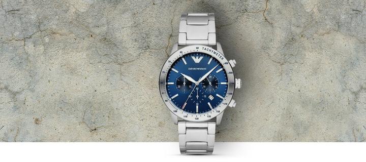 Actual product image Emporio Armani Mario (Chronograph, 43 mm)