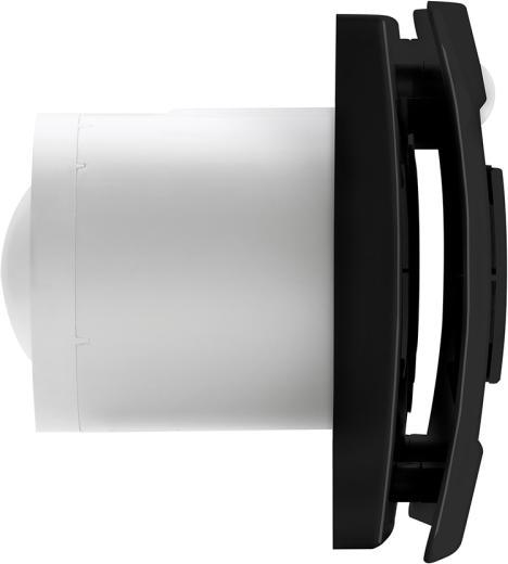Actual product image Thermorex THERMEX Ventilator Silent One alt-i-1, sort med grundventilation, fugtstyret med adaptiv hygrostat.