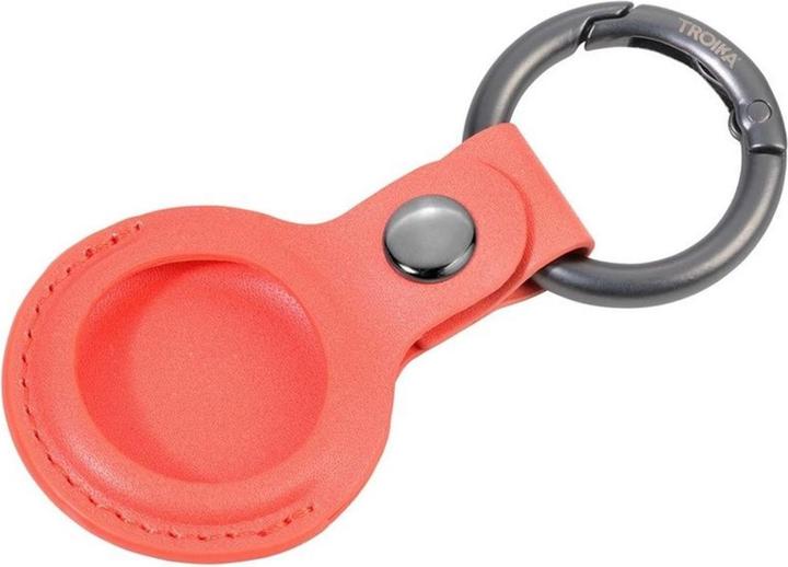Troika Schlüsselanhänger Airtag Cover Orange, Motiv: Rund