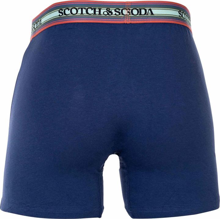 Actual product image Scotch & Soda Solid Cotton Stretch (L, pack of 3)