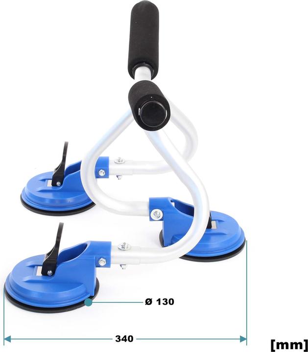 Produktbild Toboli Ladehilfe Kajak Saugnapf Rollenhalterung 100kg Kajak-Roller Kanu Boot Autodach