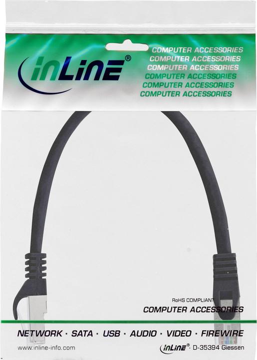 Actual product image InLine Patch cable (SF/UTP, CAT5e, 0.50 m)