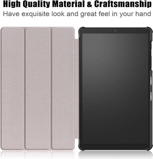 Actual product image MU Classic Triple foldable leather cover (Galaxy Tab A7 Lite 8.7)