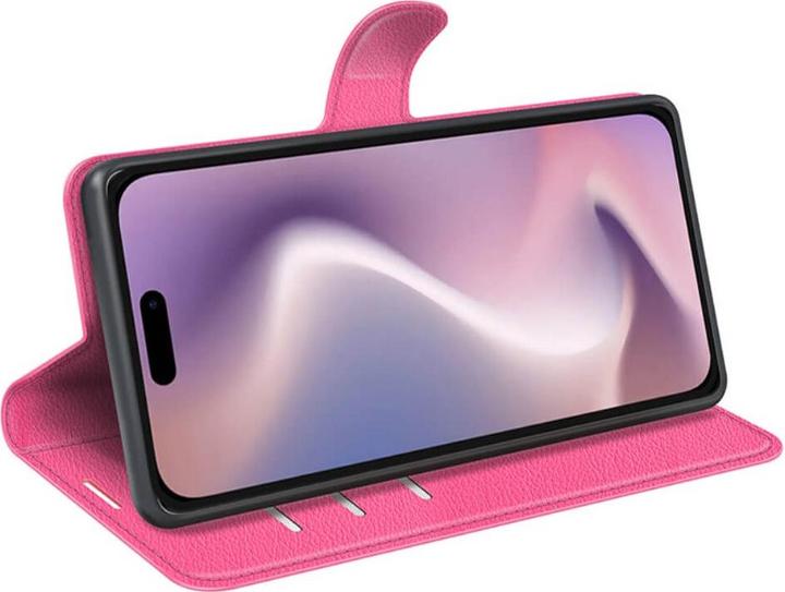 Actual product image Cover-Discount iPhone 16 - Leather case (Apple iPhone 16)