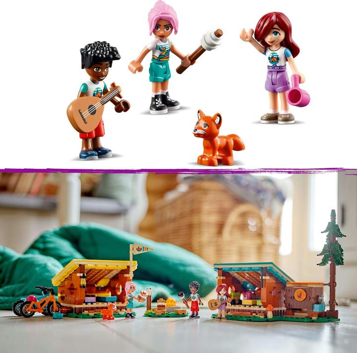 Actual product image LEGO 42624 Cosy huts in the adventure camp (42624, LEGO Friends)