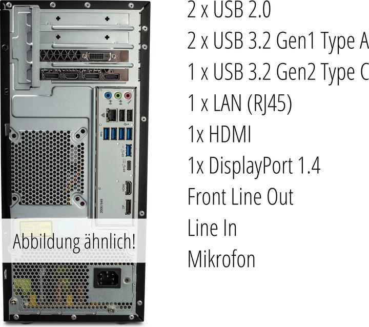 Actual product image Medion Akoya E62003 (Intel Core i5-12400, 8 GB, 256 GB, UHD Graphics 730)