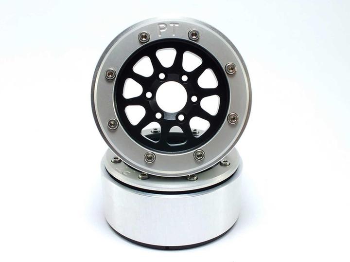 Immagine prodotto Metsafil ruote beadlock gear nero/argento 1.9 (2 pz.) senza mozzo ruota