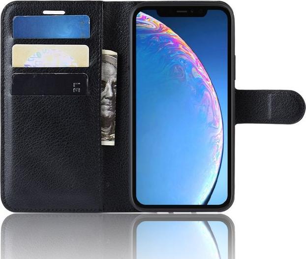 Actual product image MU Classic Litchi Leather Bookcover Series (Apple iPhone 11)