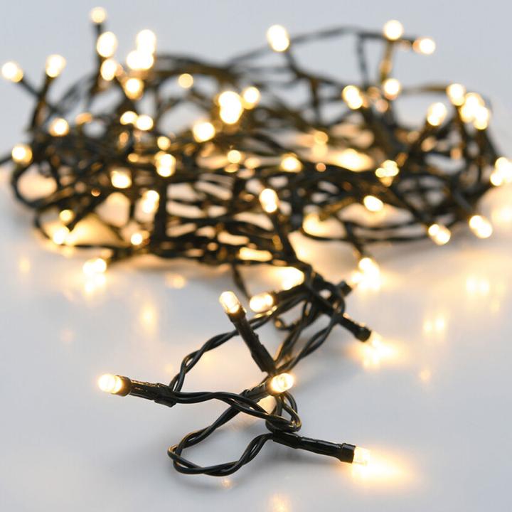 Immagine prodotto Homestyle Set di 2 luci fiabesche a LED con 8 modalità di illuminazione e timer, 6,5 m, a batteria, IP44 (6.50 m)