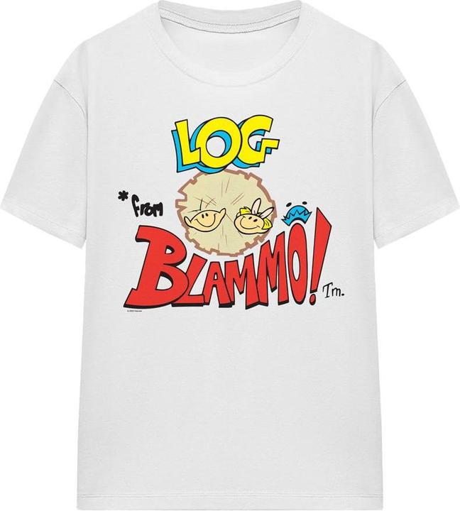 Actual product image Ren & Stimpy Unisex Adult Log From Blamo T-Shirt (S)