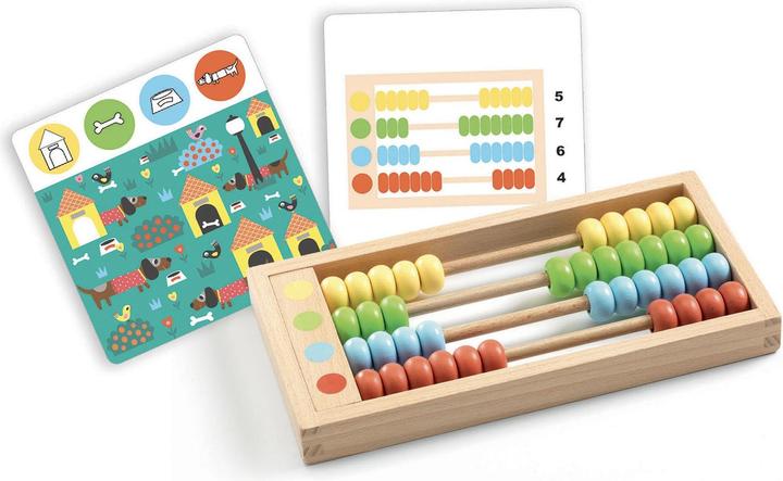Immagine prodotto Djeco Eduludo Perlix - Abacus (Multilingue)