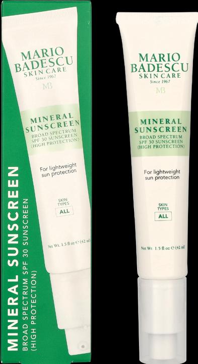 Actual product image Mario Badescu Mineral Sunscreen SPF30 (Suntan cream, SPF 30, 42 ml)