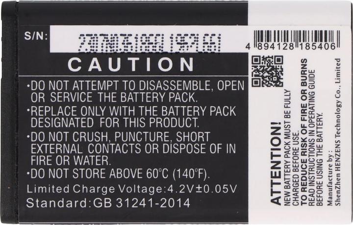 Actual product image AccuCell Motorola Ease 34, Ease 35, Ease 44 battery, replaces the Motorola VT533450