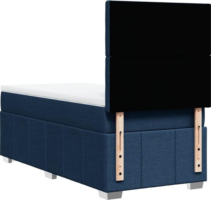 Image du produit VidaXL Bo x lit de saut avec matelas 90 x 200 cm Tissu (90 x 200 cm, 90 x 200 cm)