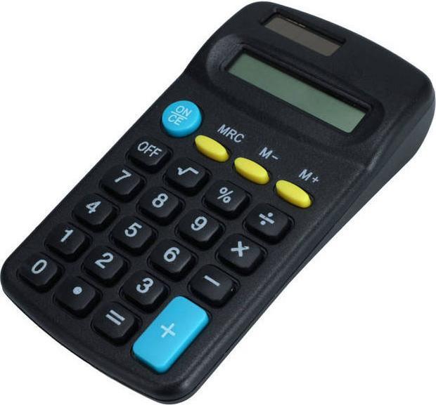 Actual product image Solar calculator