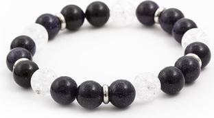 Produktbild Beneto Bead bracelet made of aventurine and crystal MINK27 / 17 (L)